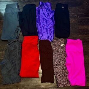 9 pairs Assorted Leggings bundle